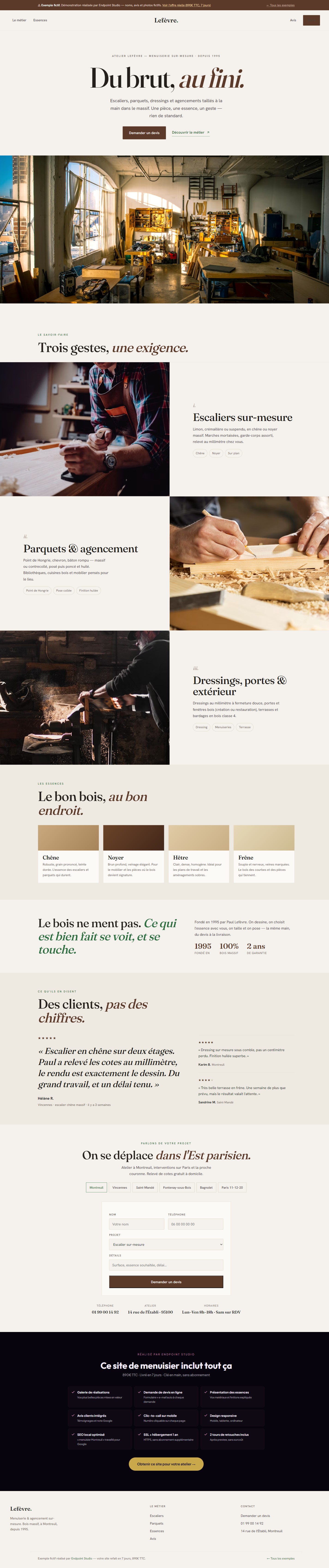 Site Atelier Lefèvre